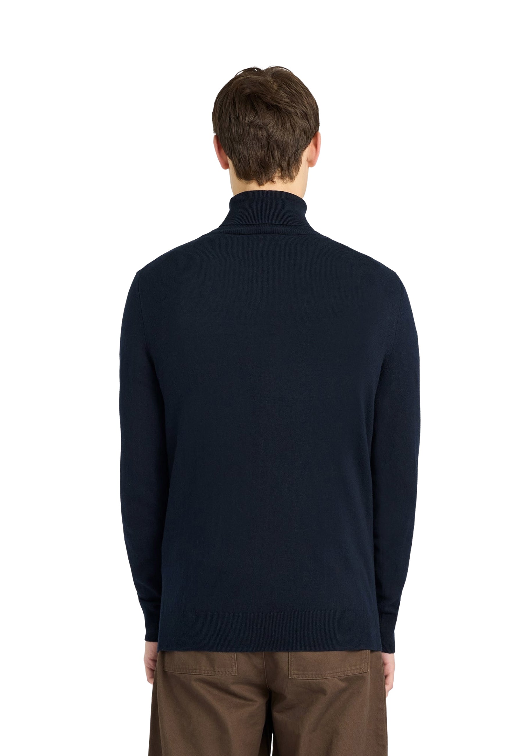 Maglia a collo alto Blu Lyle & Scott