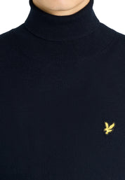 Maglia a collo alto Blu Lyle & Scott