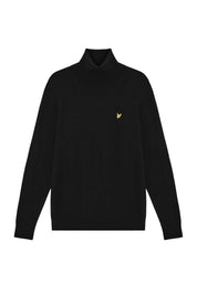 Maglia a collo alto Nero Lyle & Scott