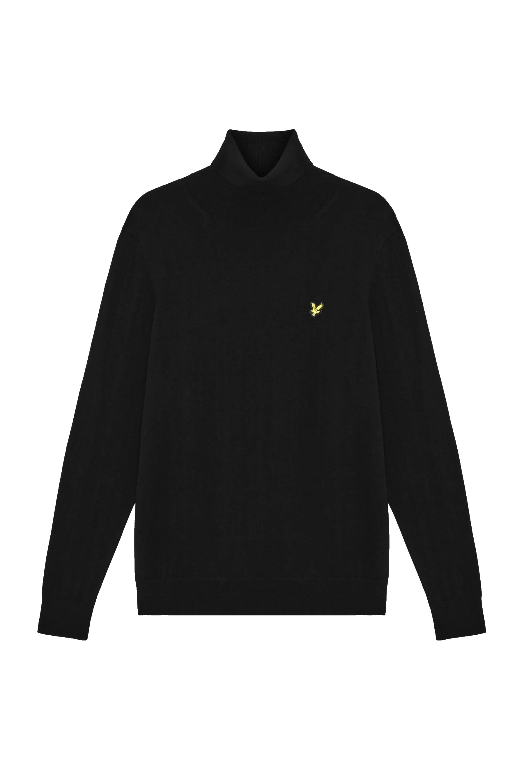 Maglia a collo alto Nero Lyle & Scott