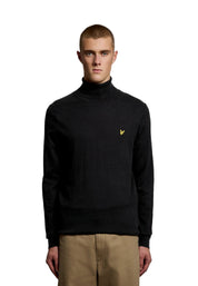 Maglia a collo alto Nero Lyle & Scott