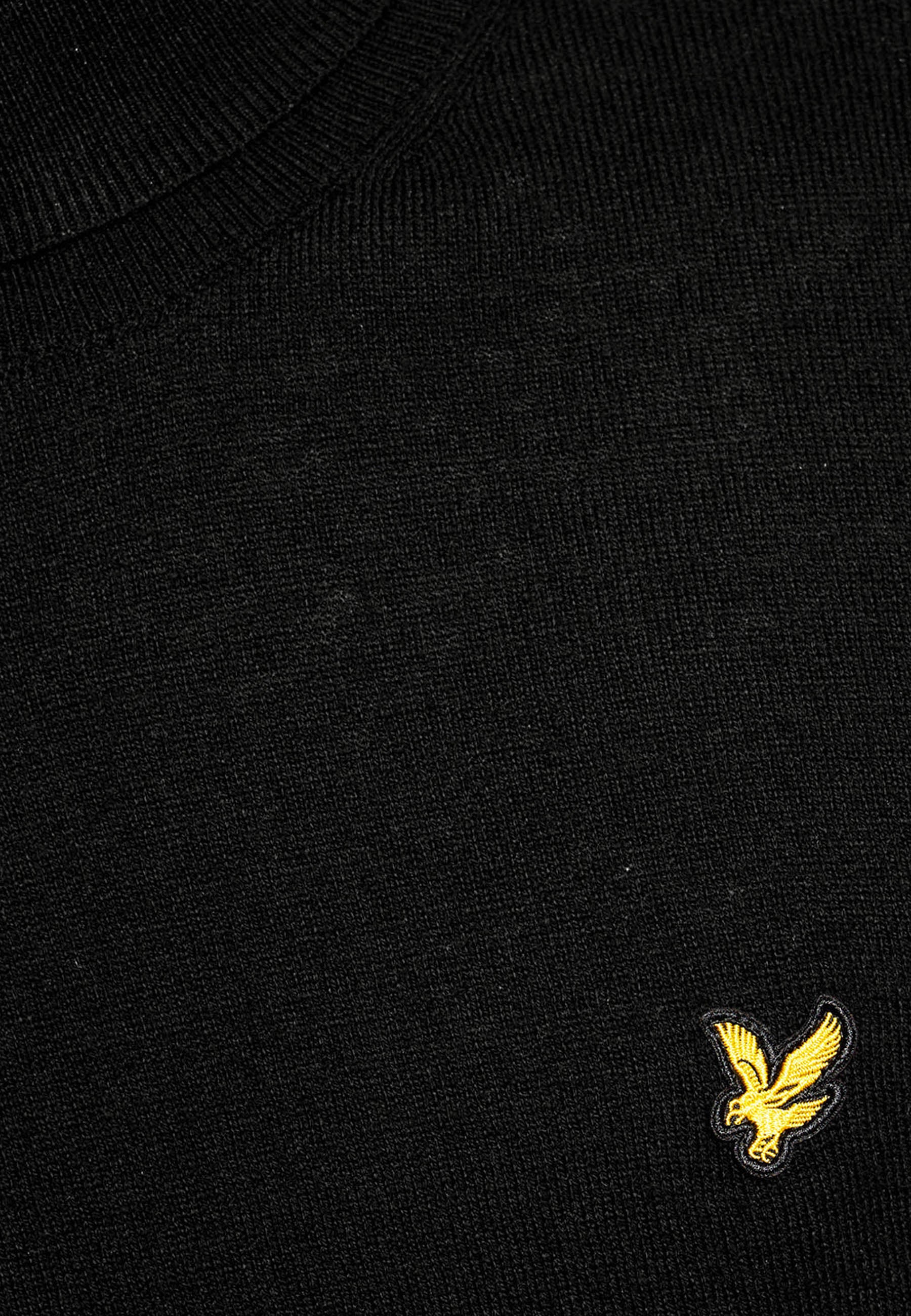 Maglia a collo alto Nero Lyle & Scott
