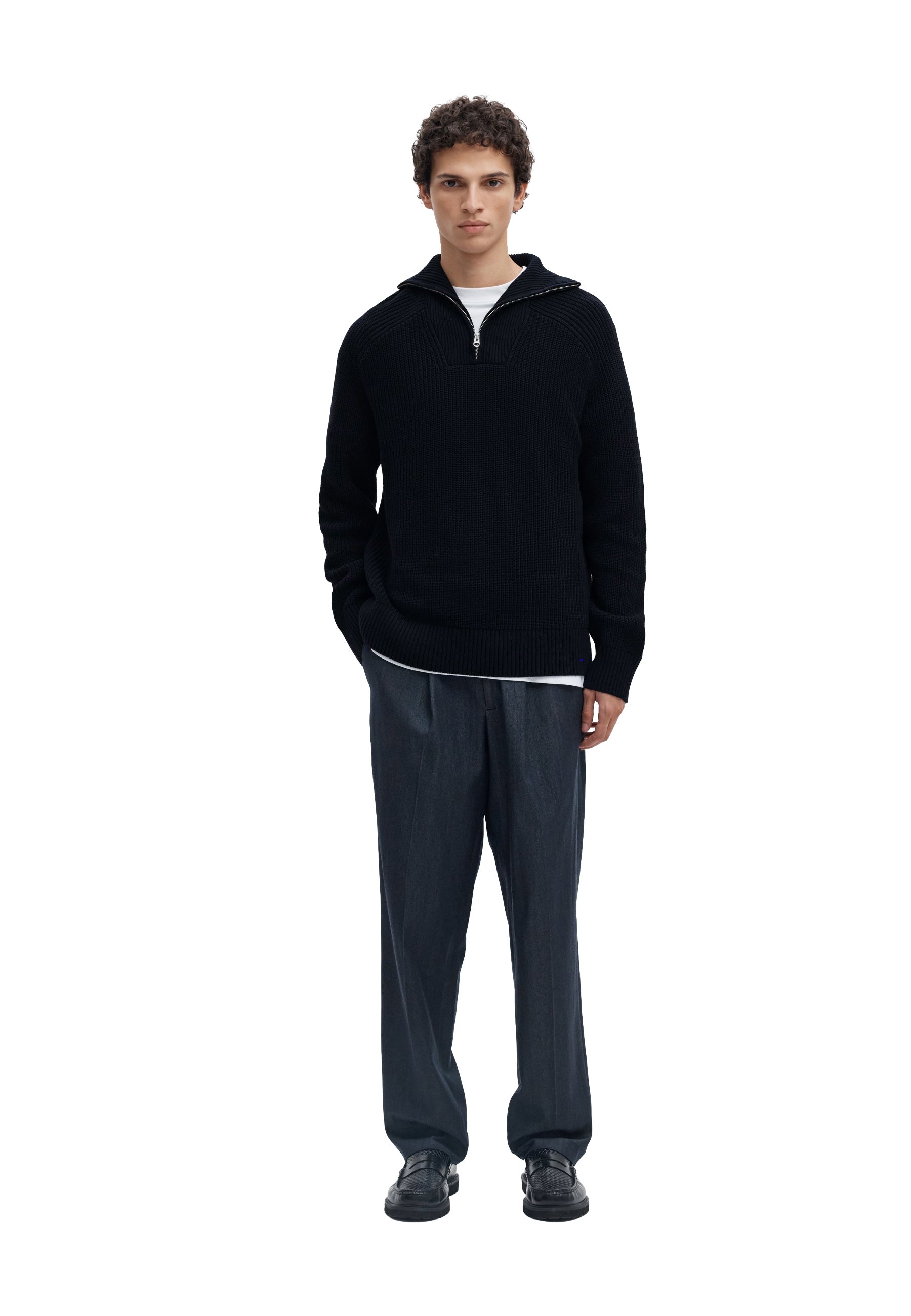 Maglioncini Blu Selected Homme Black
