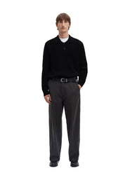 Polo Nero Selected Homme Black