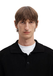 Polo Nero Selected Homme Black