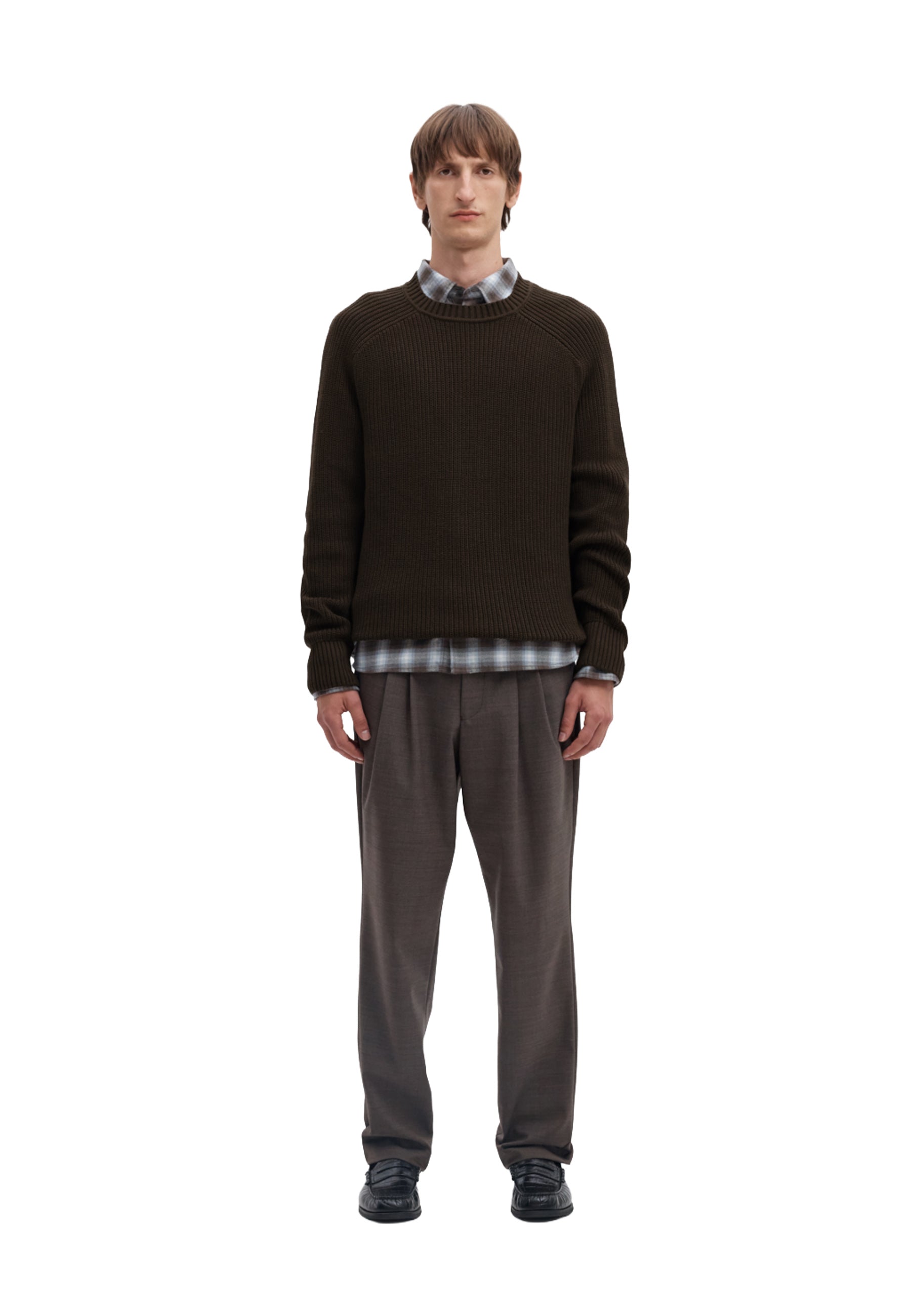 Maglioncini Marrone Selected Homme Black