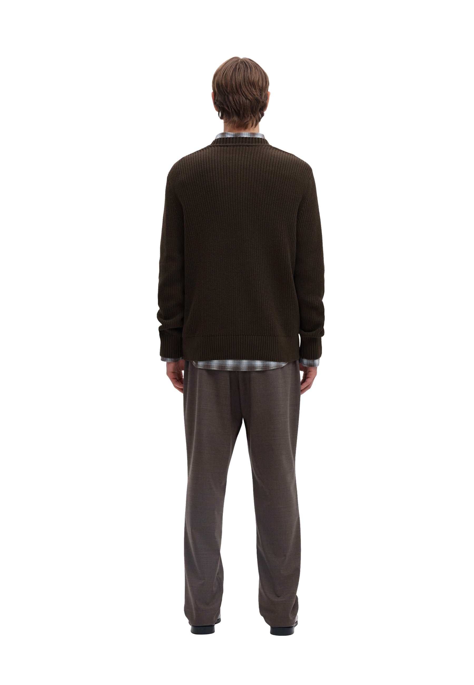 Maglioncini Marrone Selected Homme Black