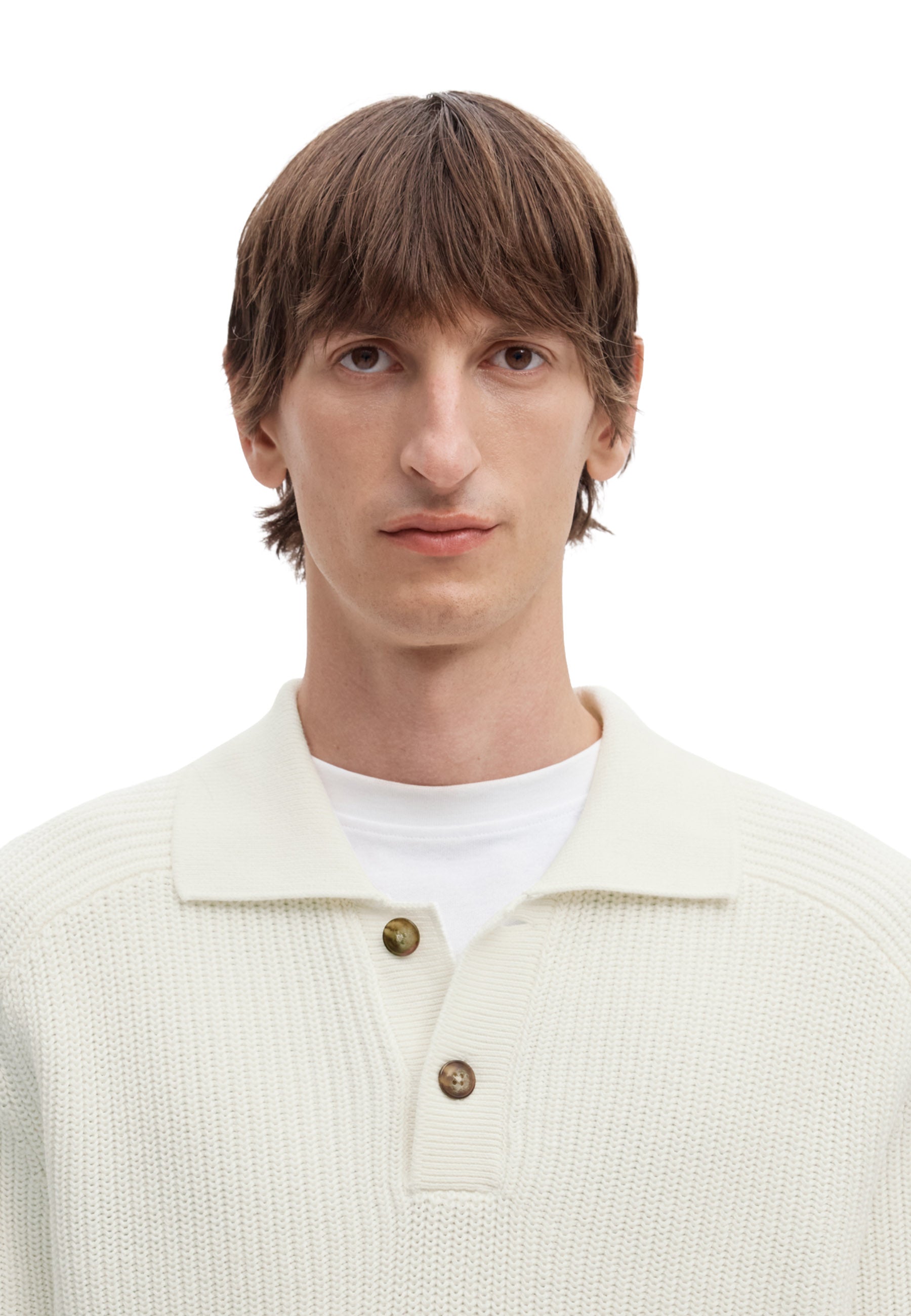 Polo Bianco Selected Homme Black