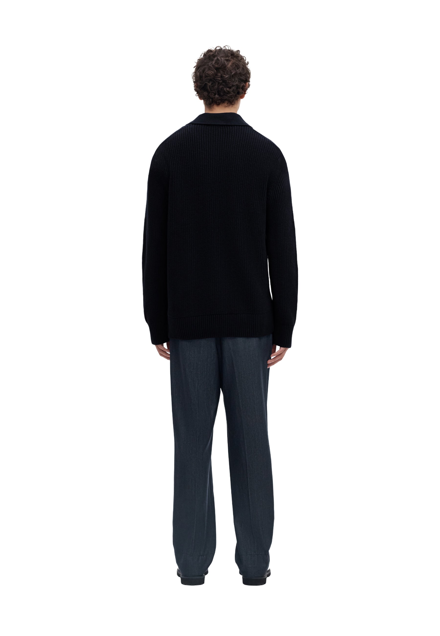 Polo Blu Selected Homme Black