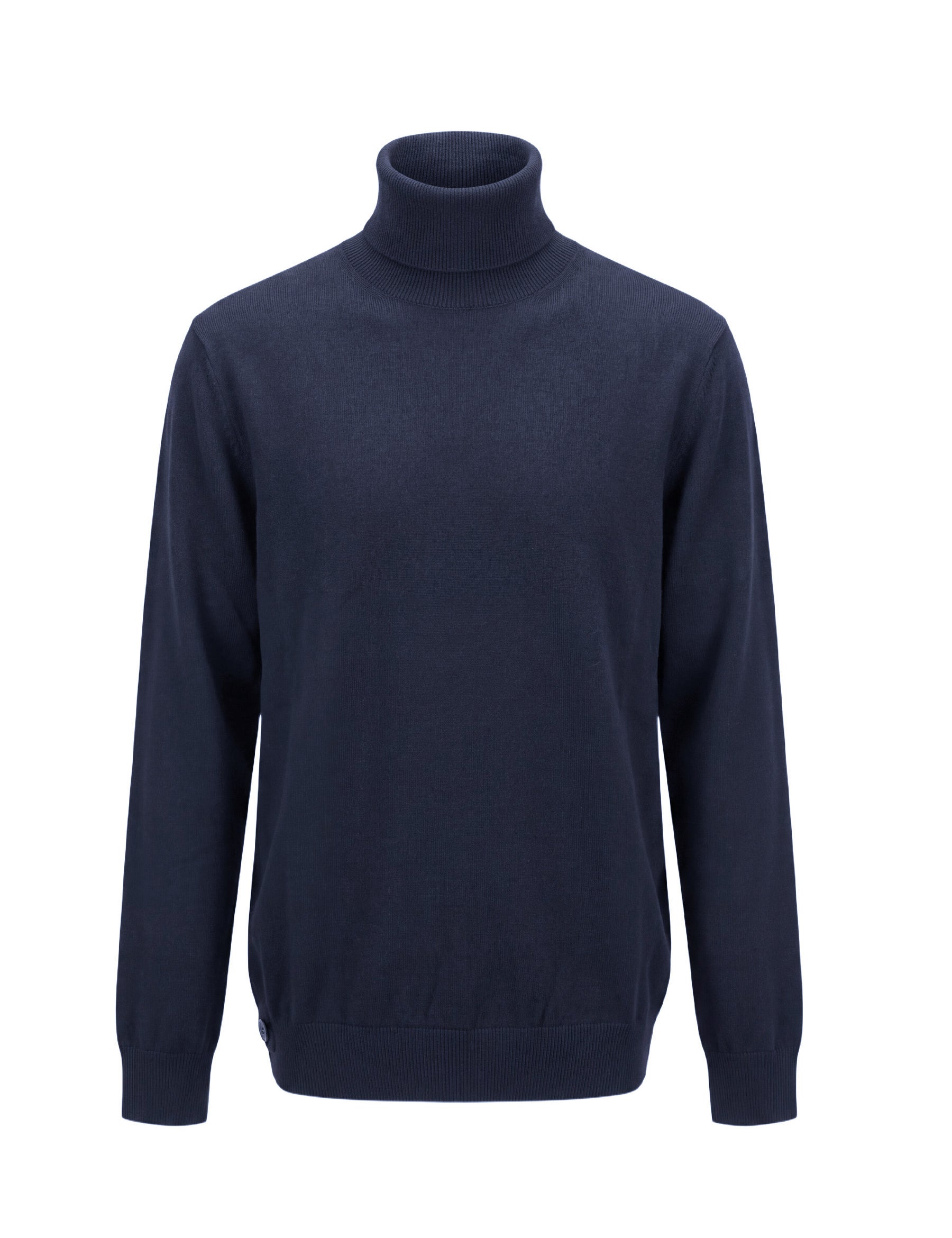 Maglia a collo alto Blu Seinse