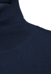 Maglia a collo alto Blu Seinse