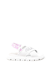 Sandali con strappi Bianco 4us