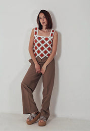 Colors Of California Cowhide Sandali Zeppa Donna | HC.CRUZ06