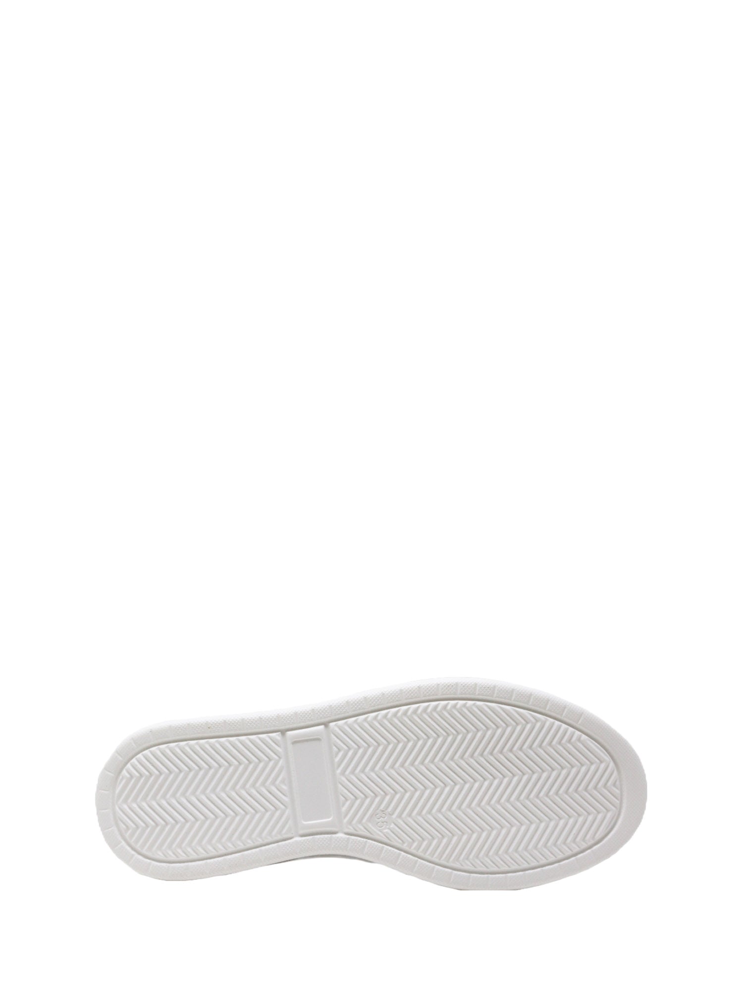 Sneakers Bianco Argento 4us