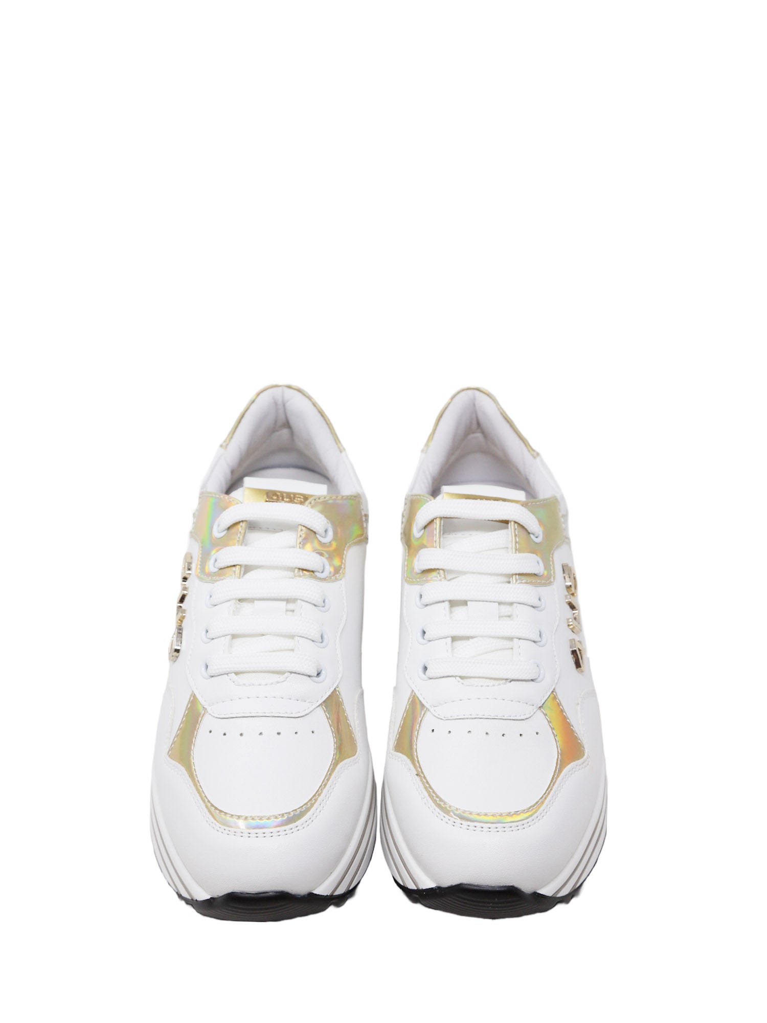 Sneakers Bianco Oro 4us