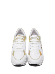 Sneakers Bianco Oro 4us