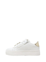 Sneakers Bianco Oro 4us