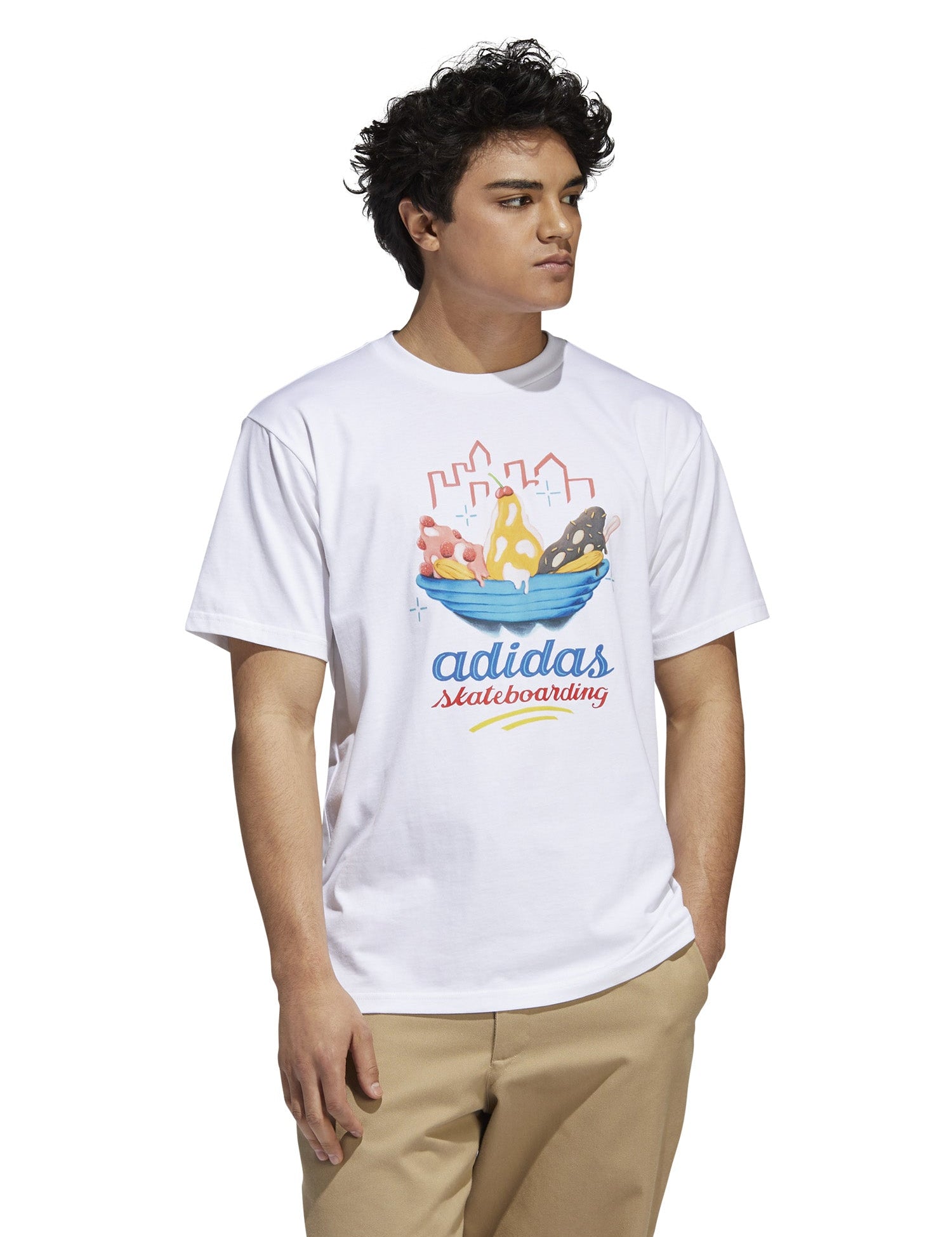 T-shirt Bianco Adidas Originals