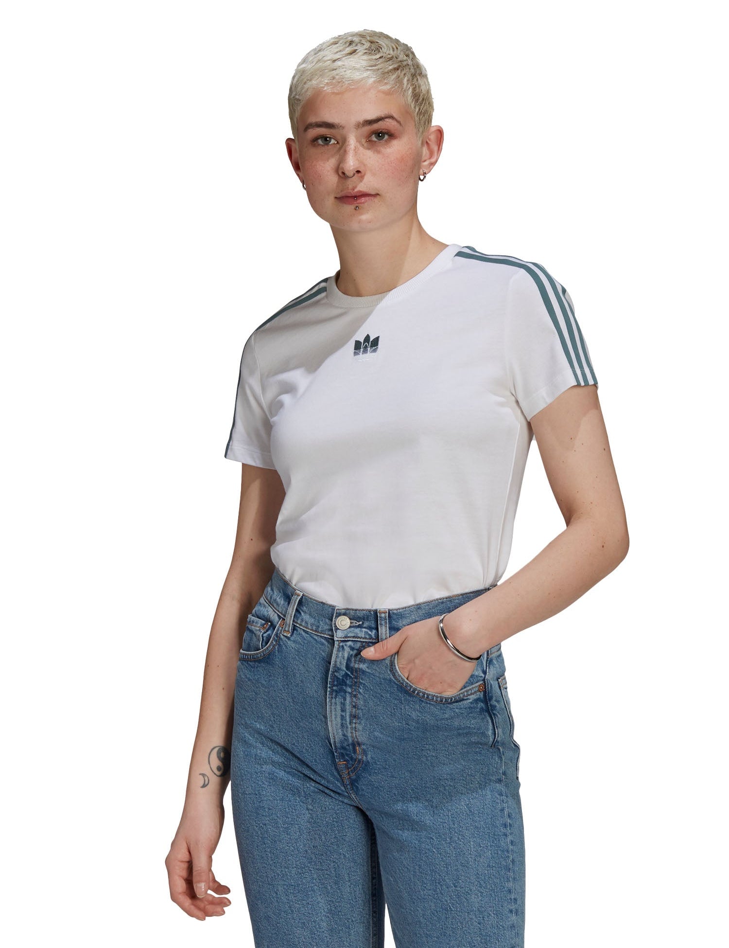 T-shirt Bianco Adidas Originals