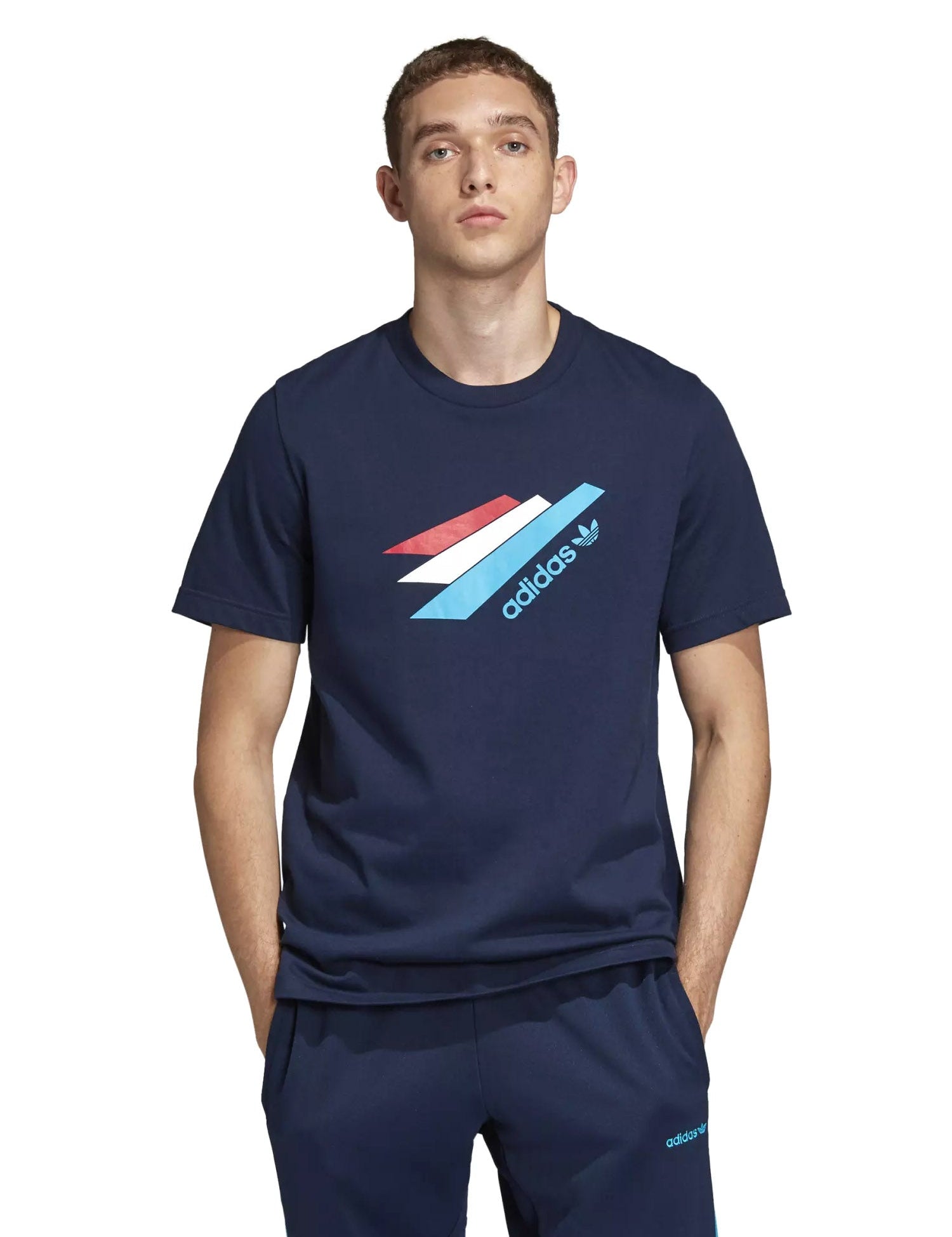 T-shirt Blu Adidas Originals