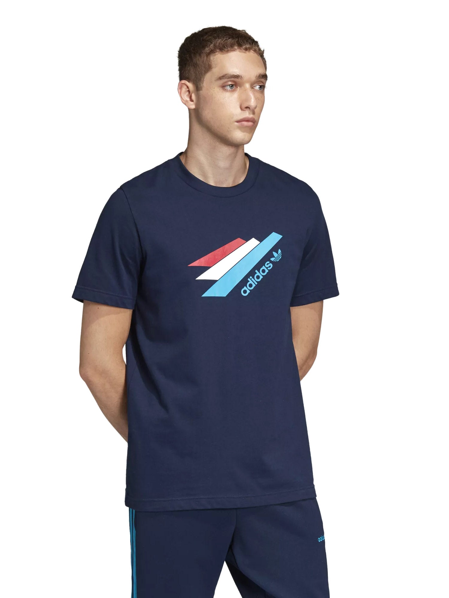 T-shirt Blu Adidas Originals