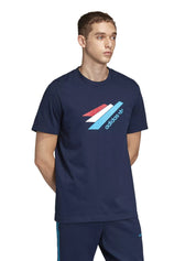 T-shirt Blu Adidas Originals