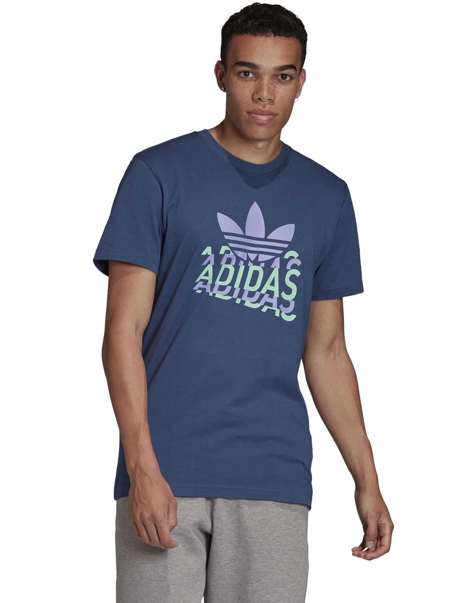 T-shirt Blu Adidas Originals
