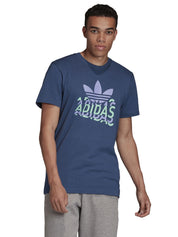 T-shirt Blu Adidas Originals