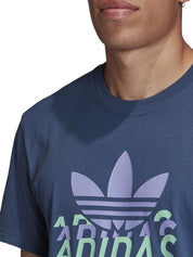 T-shirt Blu Adidas Originals