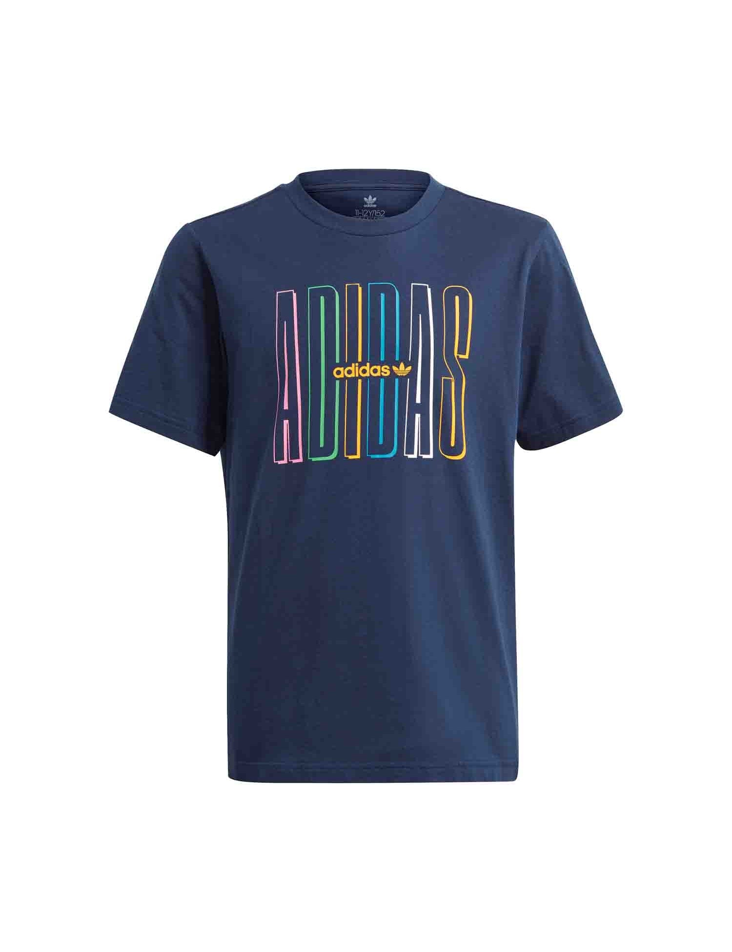 T-shirt Blu Adidas Originals