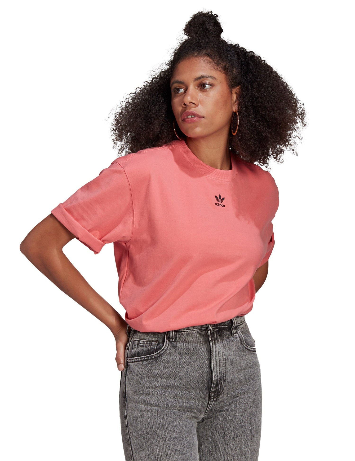 T-shirt Rosa Scuro Adidas Originals