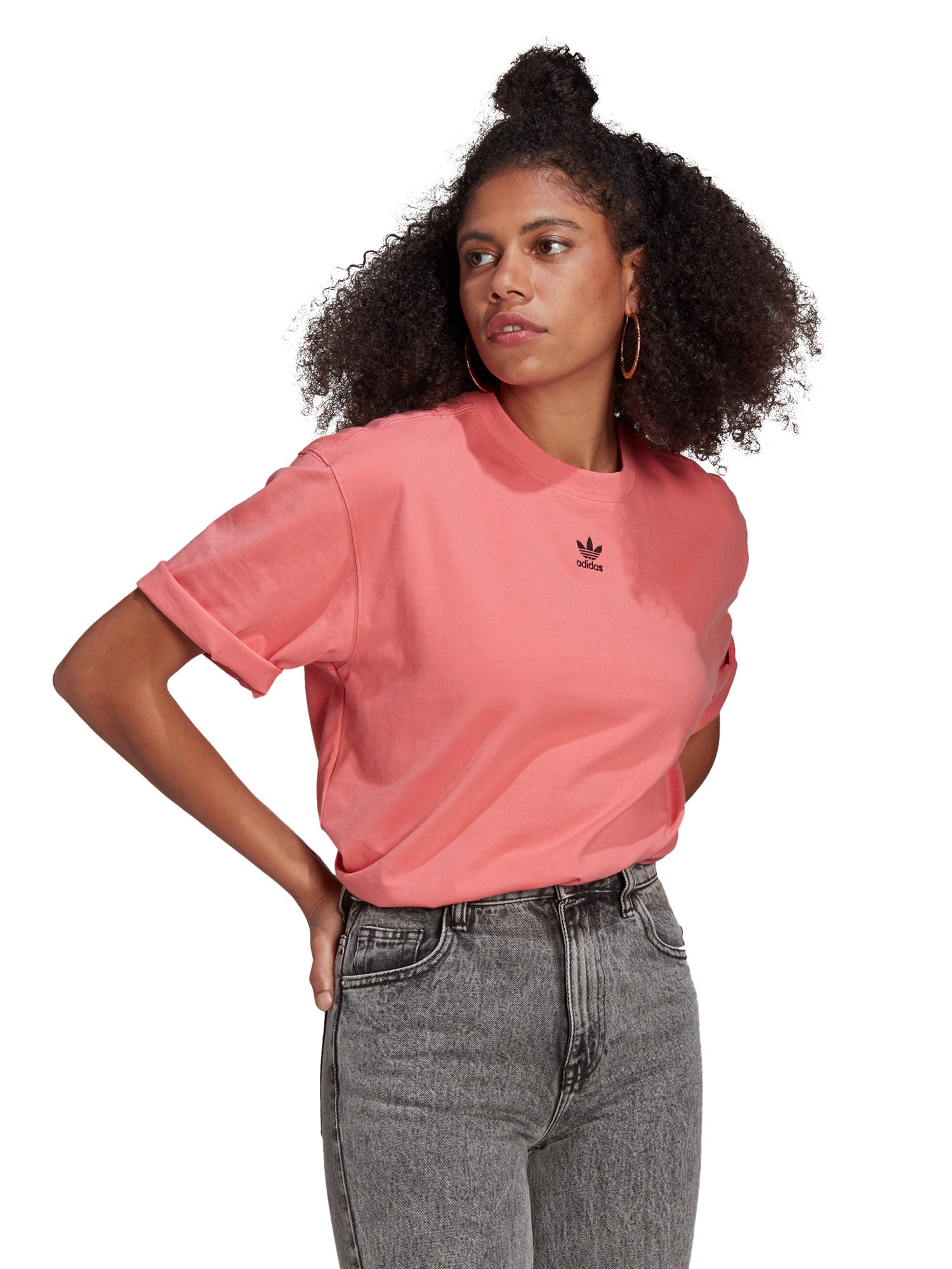 T-shirt Rosa Scuro Adidas Originals