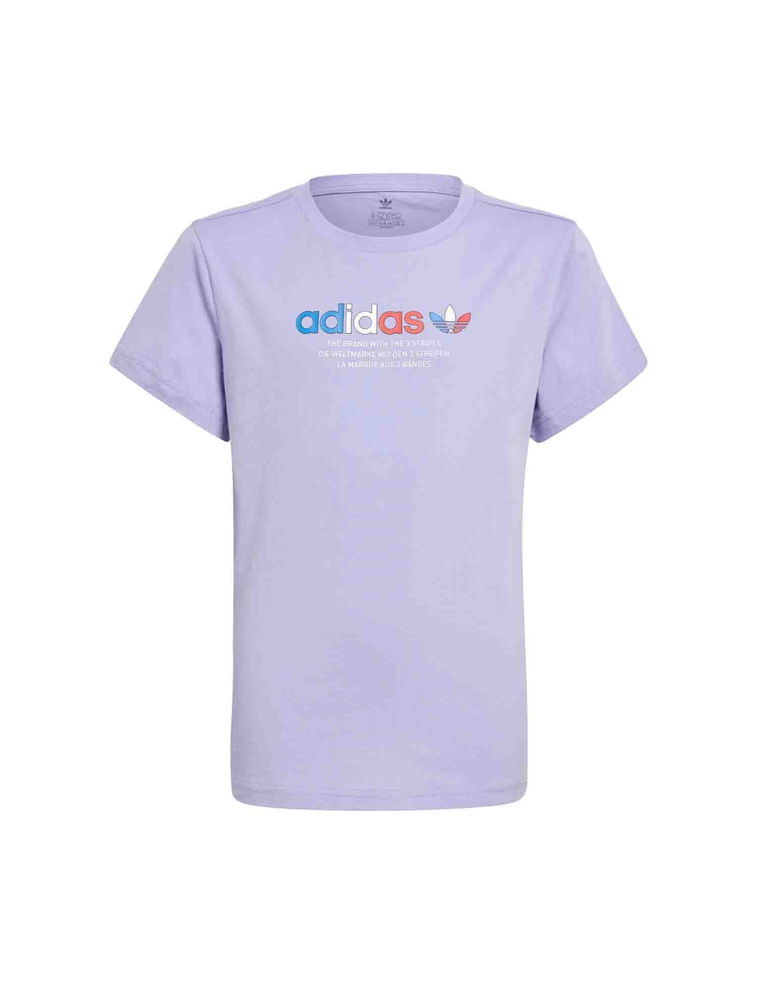T-shirt Viola Adidas Originals