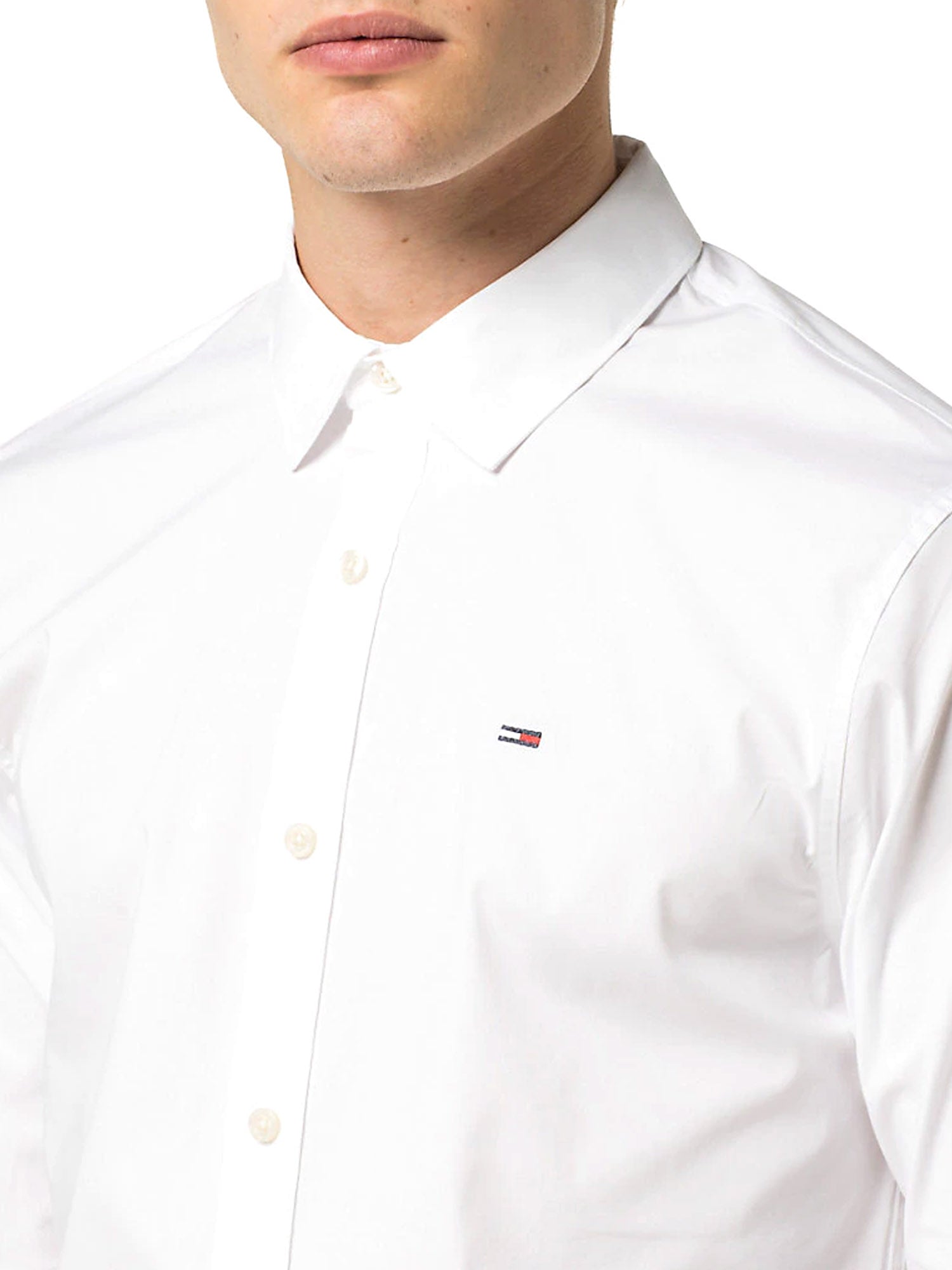 Camicie Bianco Tommy Hilfiger