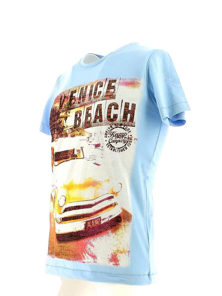 T-shirt Blu Key Up