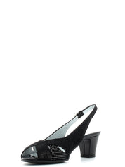 Sandali tacco Nero Rosina Dangelo
