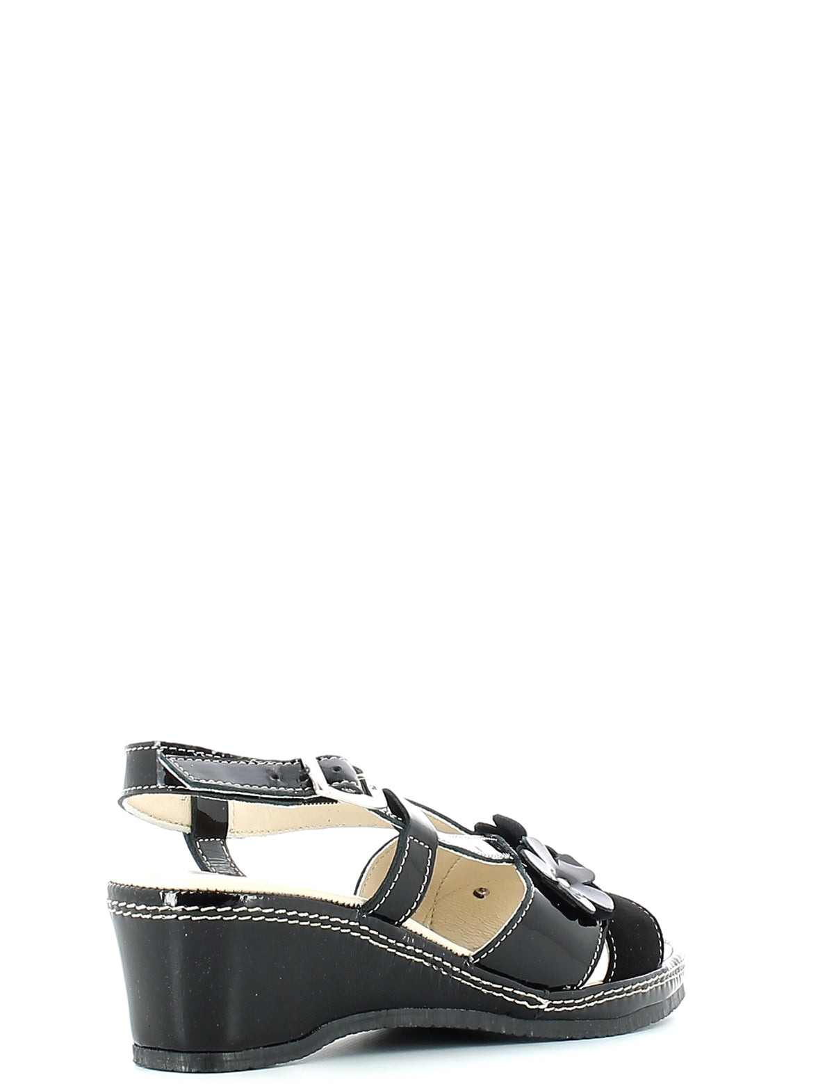 Sandali zeppa Nero Susimoda