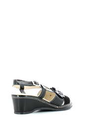 Sandali zeppa Nero Susimoda