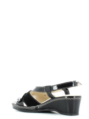 Sandali zeppa Nero Susimoda