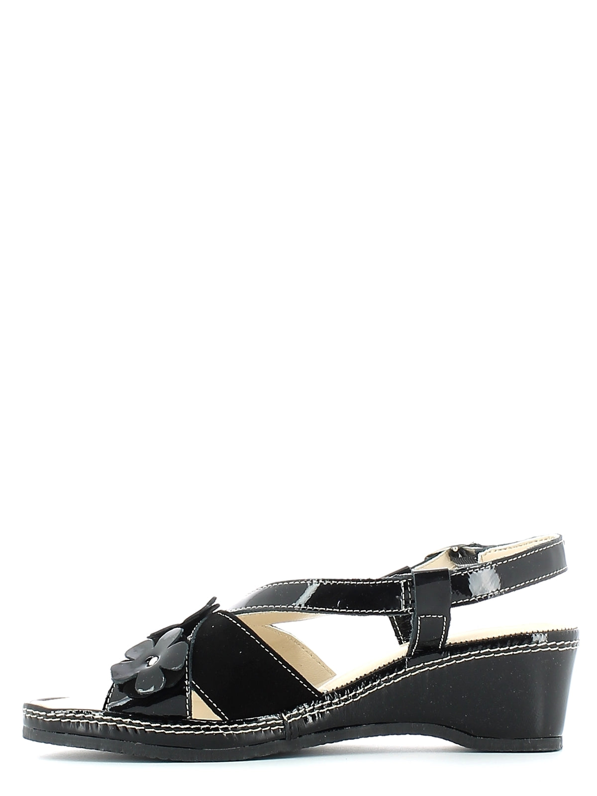 Sandali zeppa Nero Susimoda