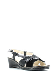 Sandali zeppa Nero Susimoda