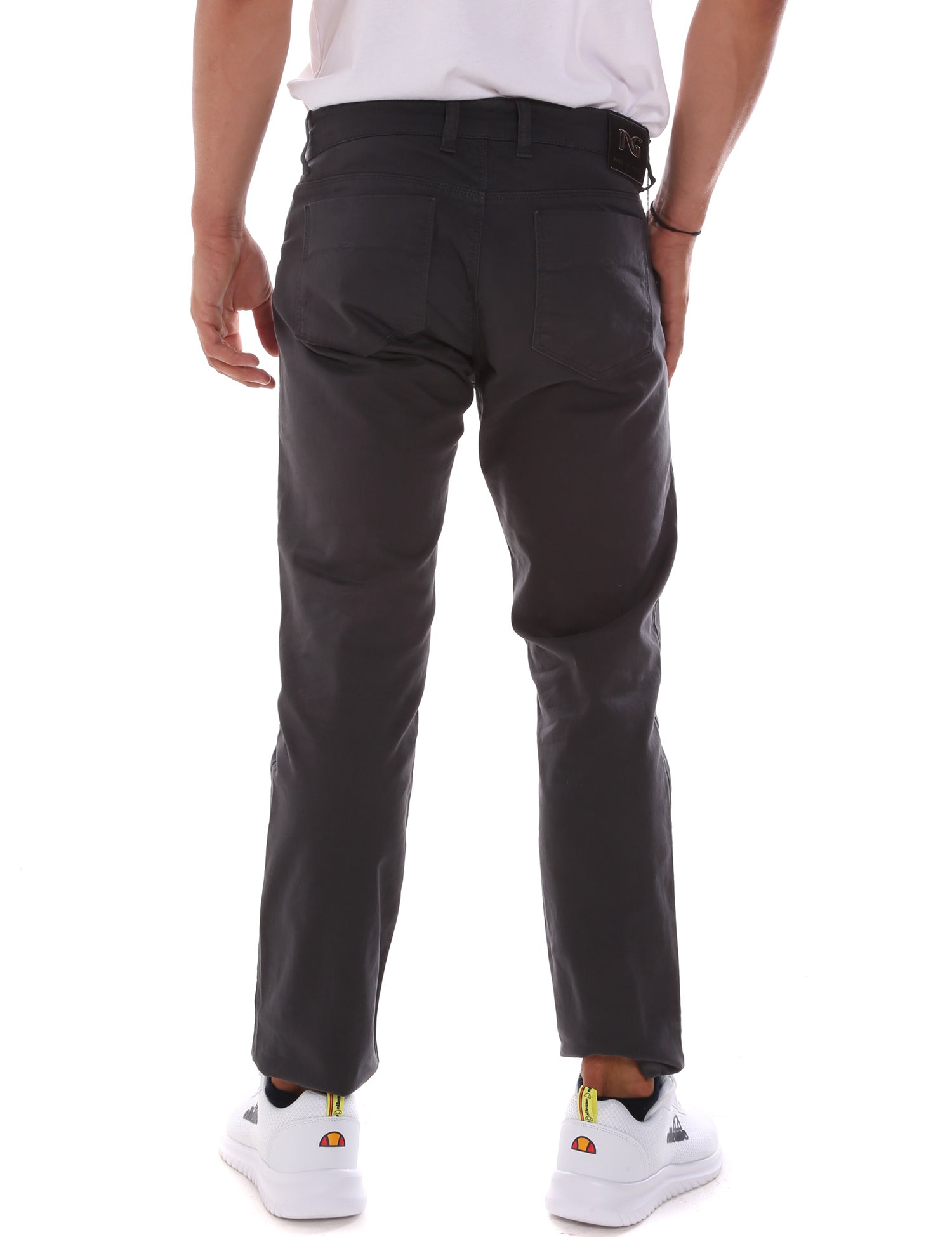 Pantaloni Grigio Nero Giardini