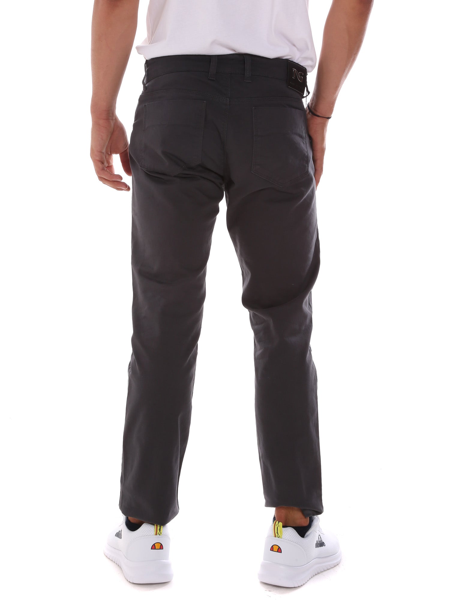 Pantaloni Grigio Nero Giardini