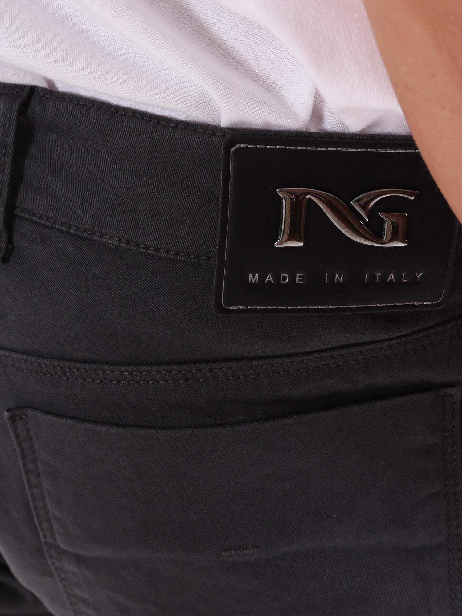 Pantaloni Grigio Nero Giardini