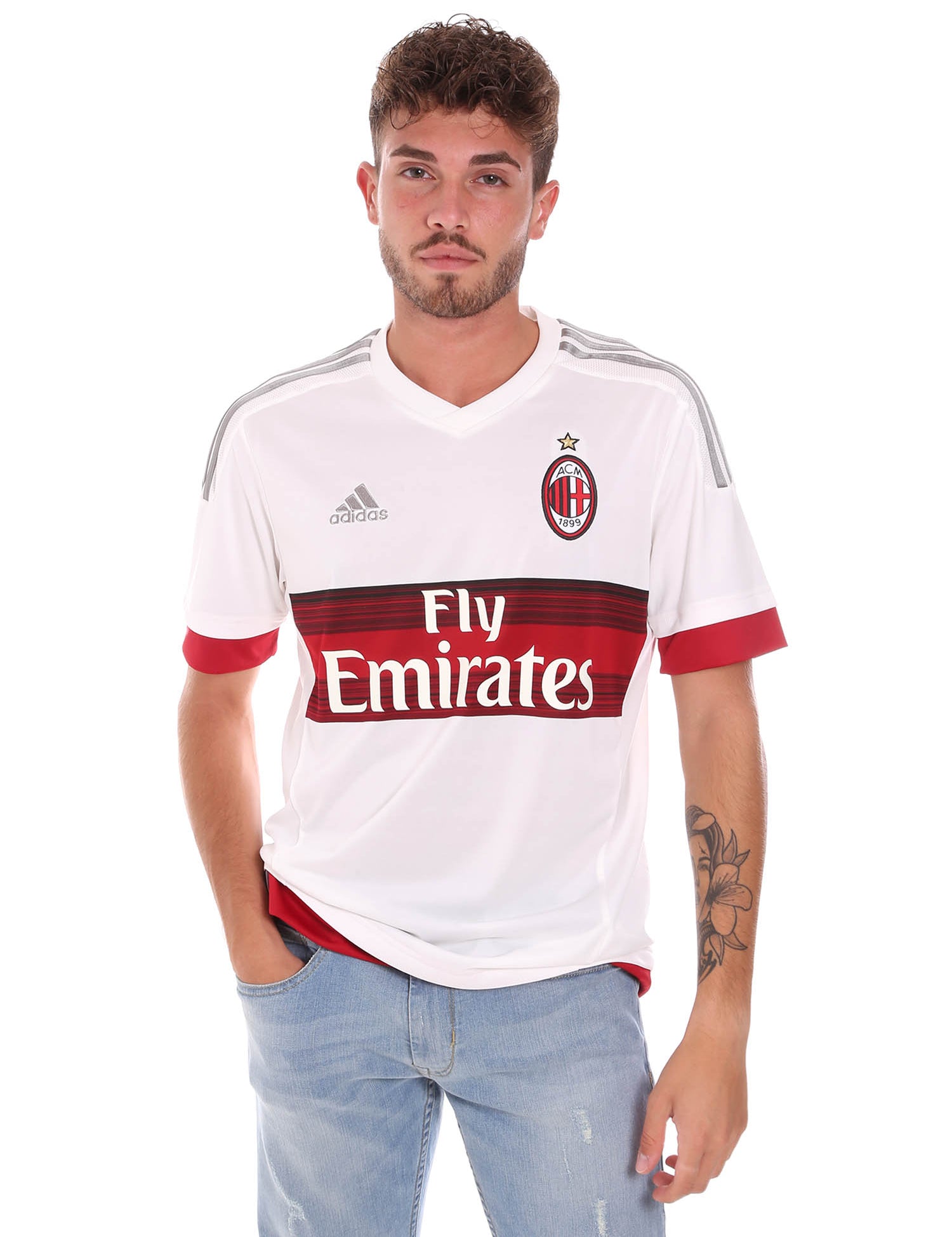 T-shirt Bianco Adidas Performance