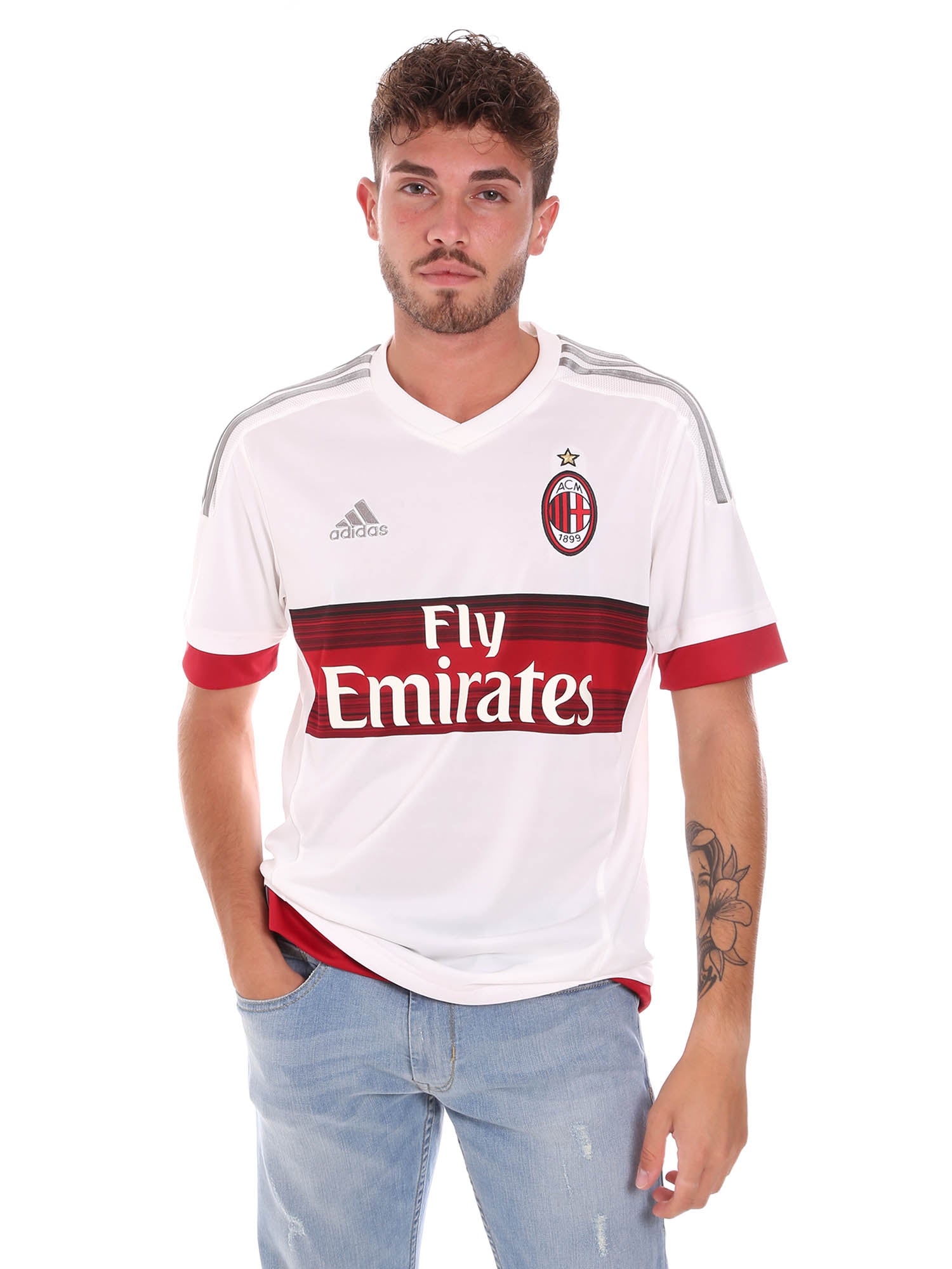 T-shirt Bianco Adidas Performance