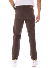 Pantaloni Marrone Scuro Nero Giardini