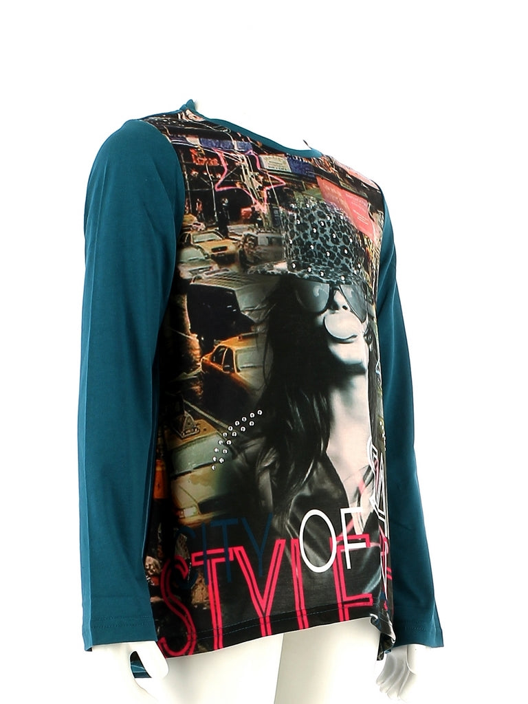 T-shirt Turchese Losan