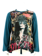 T-shirt Turchese Losan