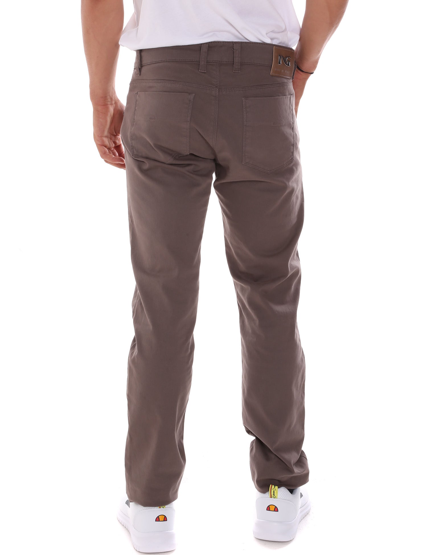 Pantaloni Marrone Nero Giardini